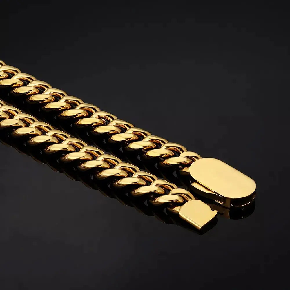 Pulseira Banhada a ouro 18K ou prata de aço