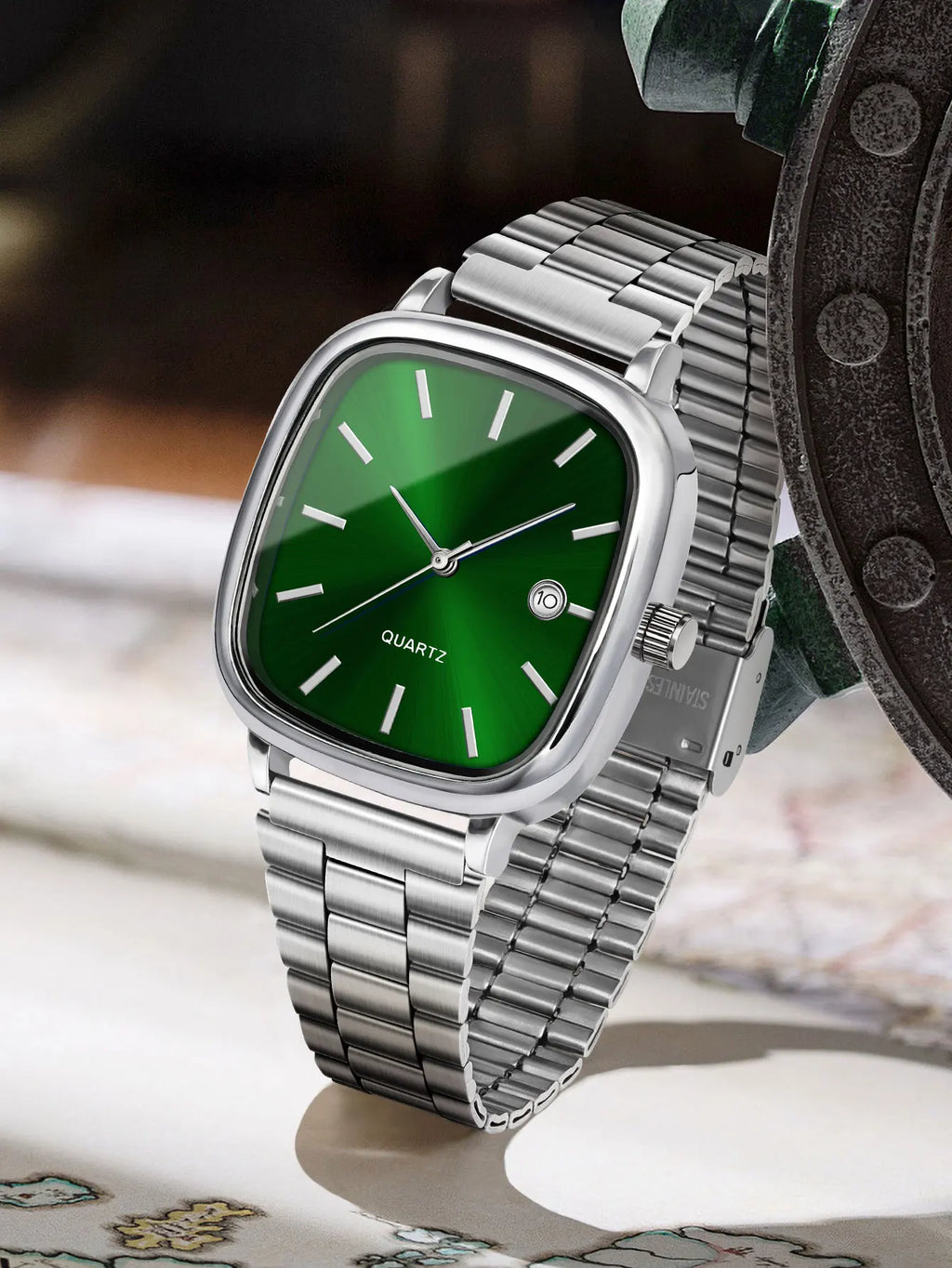 Relogio Quartz Quadrado