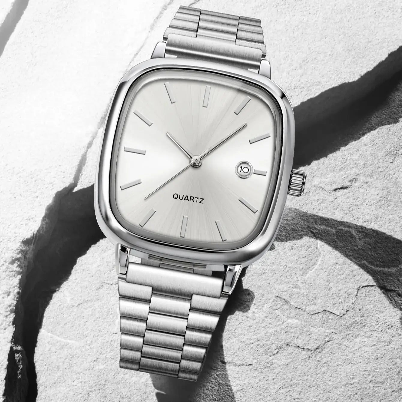 Relogio Quartz Quadrado