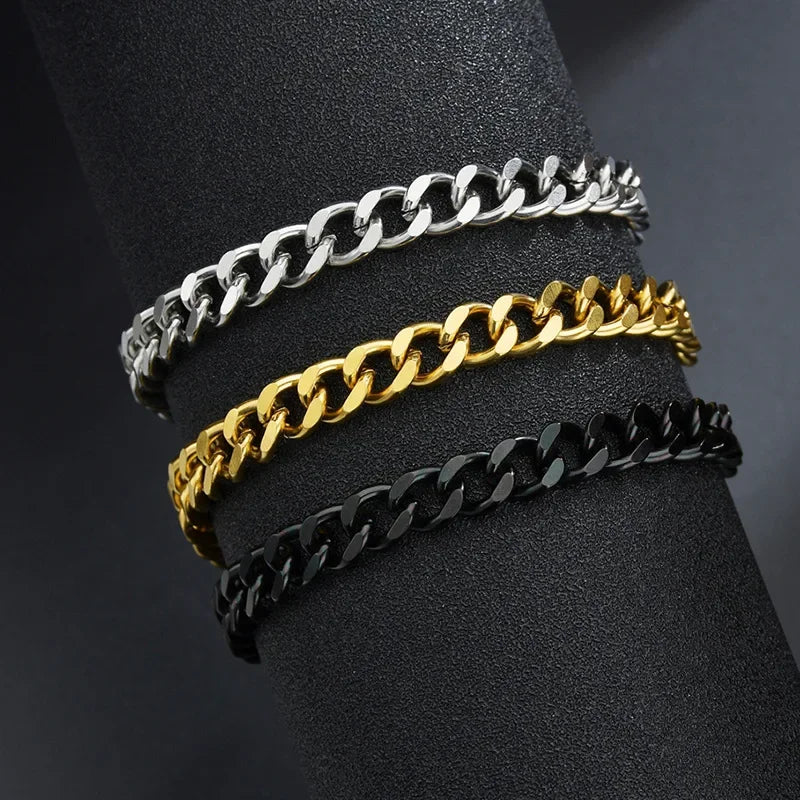 Pulseira prata e dourada
