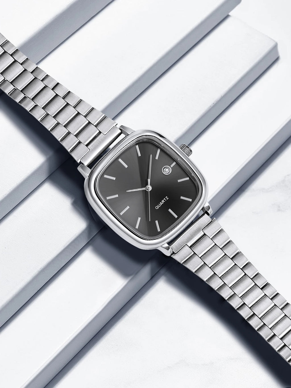 Relogio Quartz Quadrado