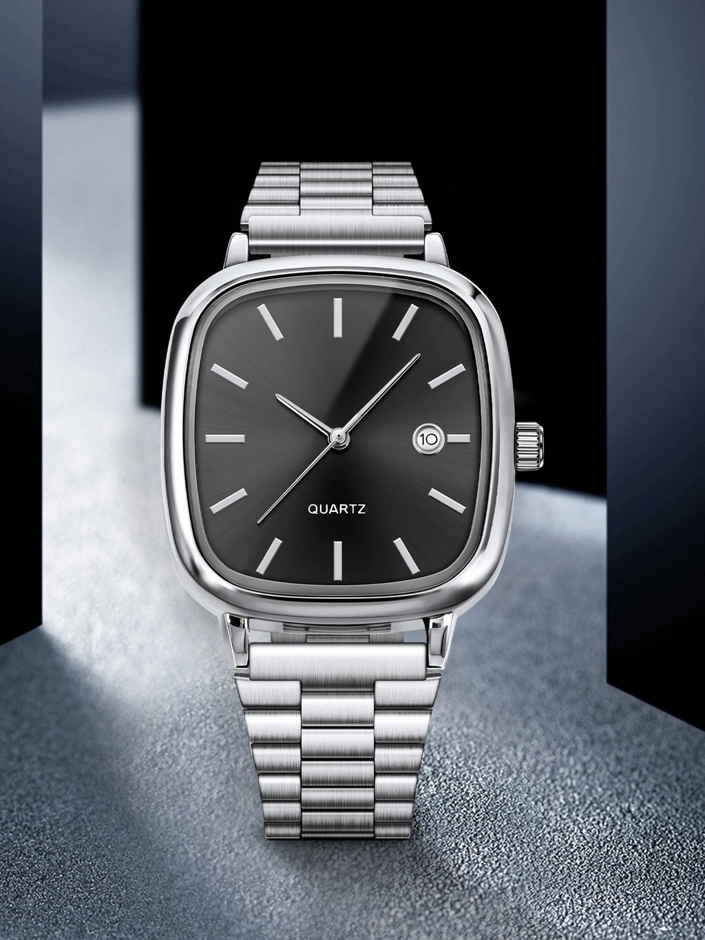 Relogio Quartz Quadrado