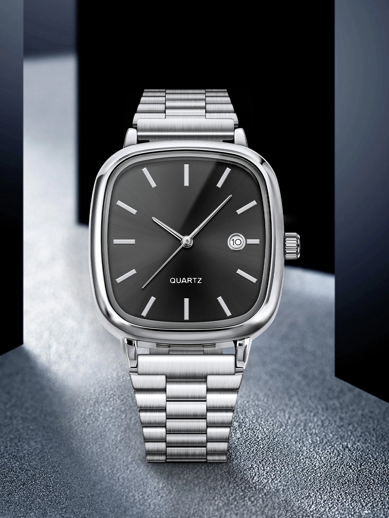 Relogio Quartz Quadrado