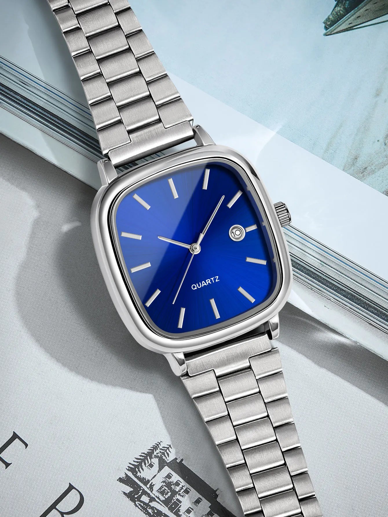 Relogio Quartz Quadrado