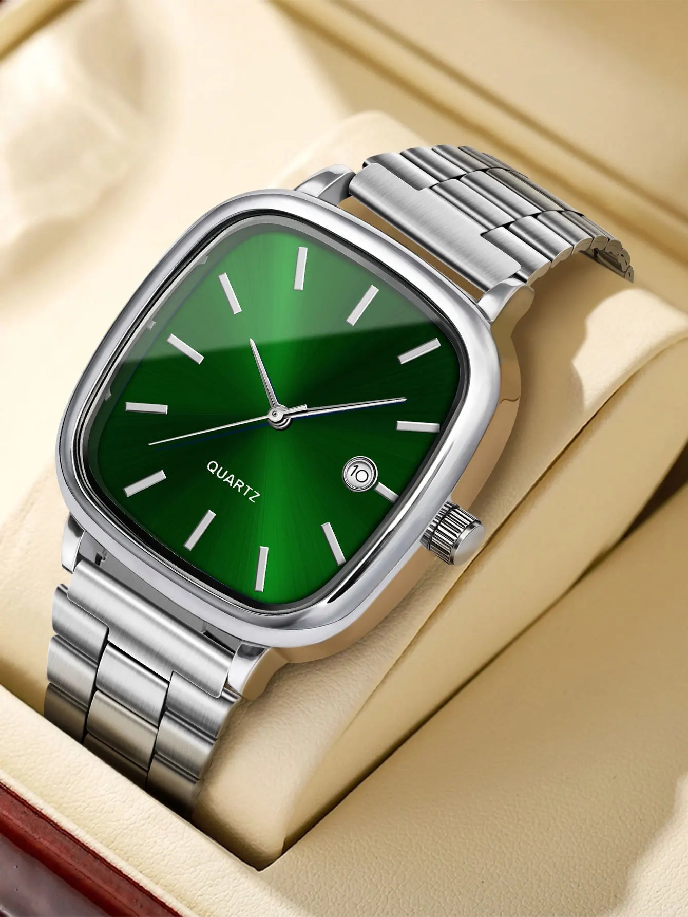 Relogio Quartz Quadrado