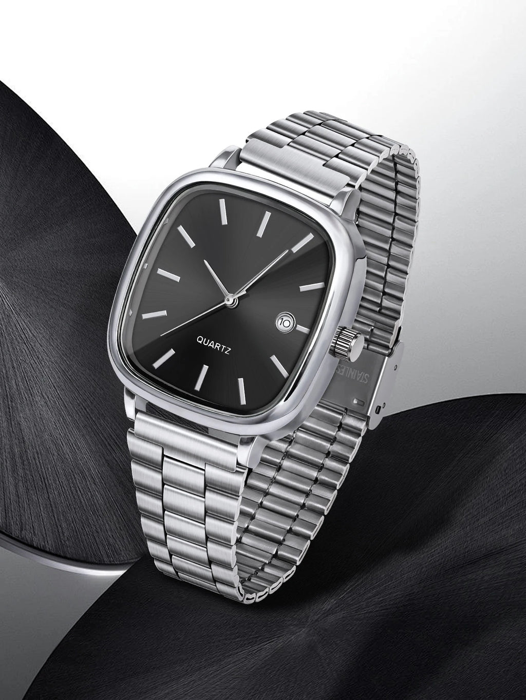 Relogio Quartz Quadrado