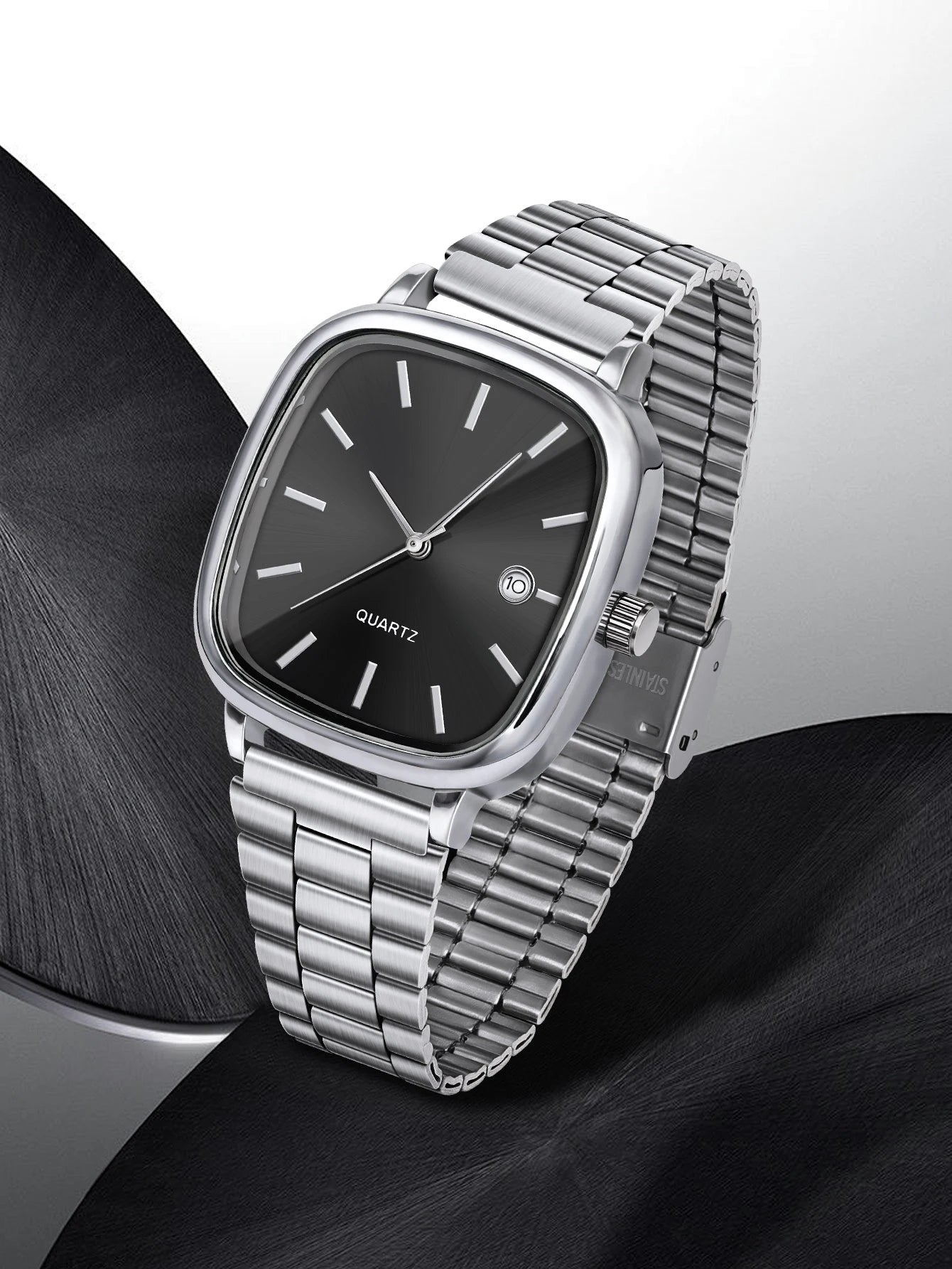 Relogio Quartz Quadrado
