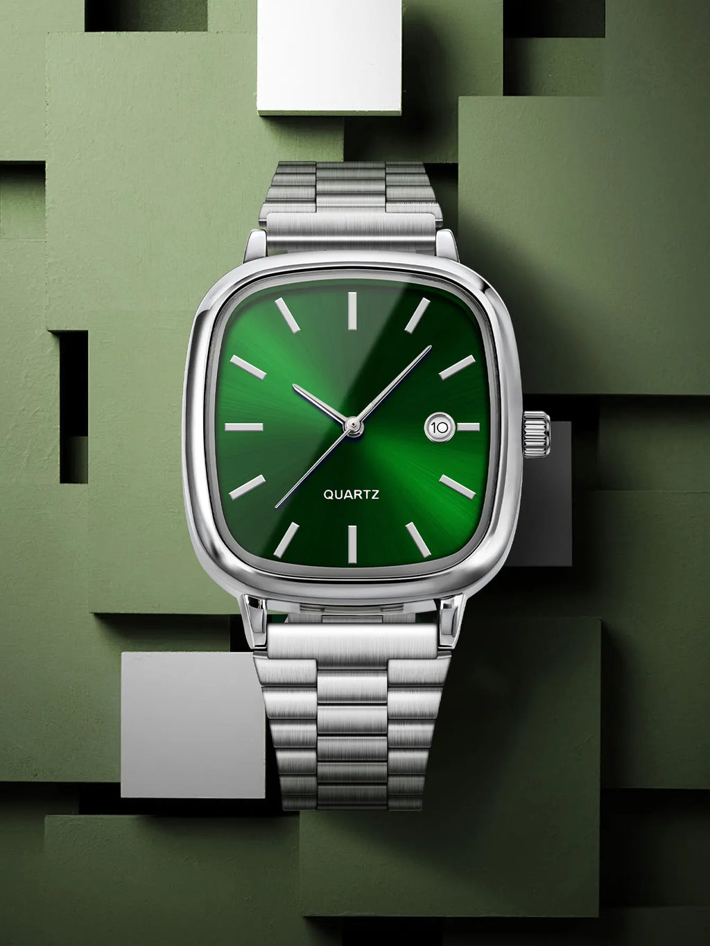 Relogio Quartz Quadrado